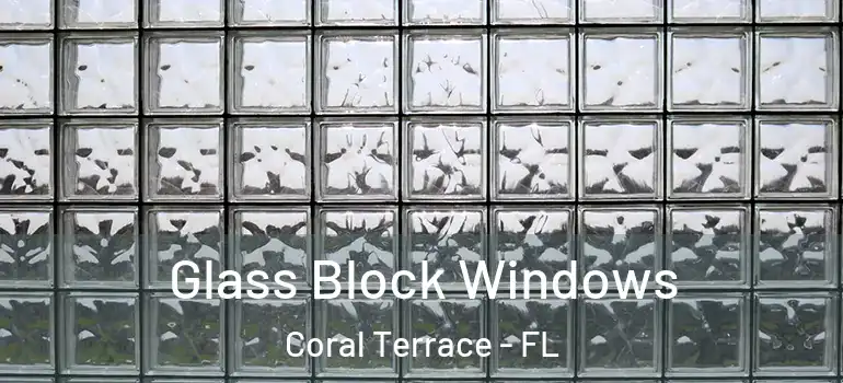  Glass Block Windows Coral Terrace - FL