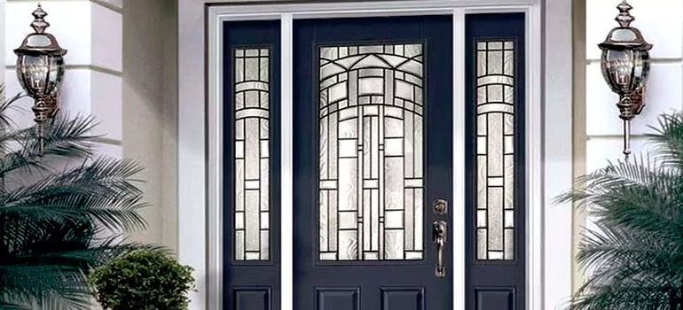 Stained Glass Door Panels in Coral Terrace, FL