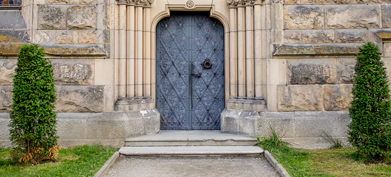 Traditional Double Front Doors in Coral Terrace, FL