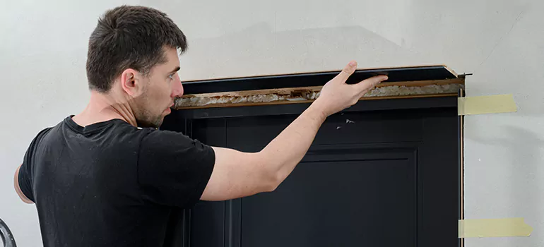Wood Door Hole Repair in Coral Terrace, FL