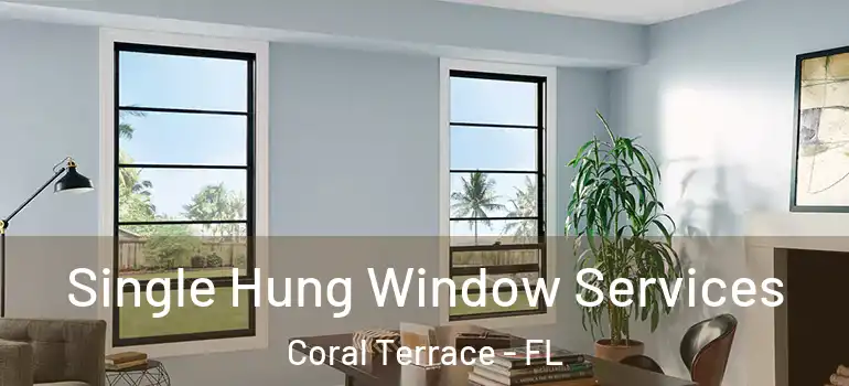 Single Hung Window Services Coral Terrace - FL