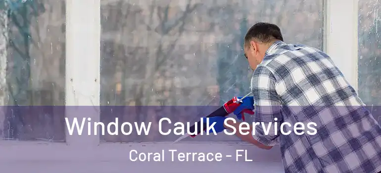  Window Caulk Services Coral Terrace - FL
