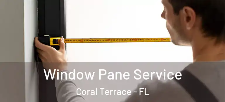  Window Pane Service Coral Terrace - FL