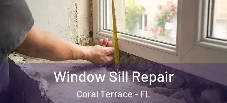  Window Sill Repair Coral Terrace - FL
